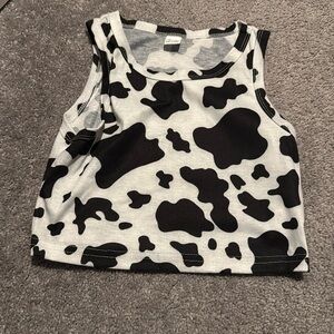 |Cow Print|Tank|Kids|Like New|